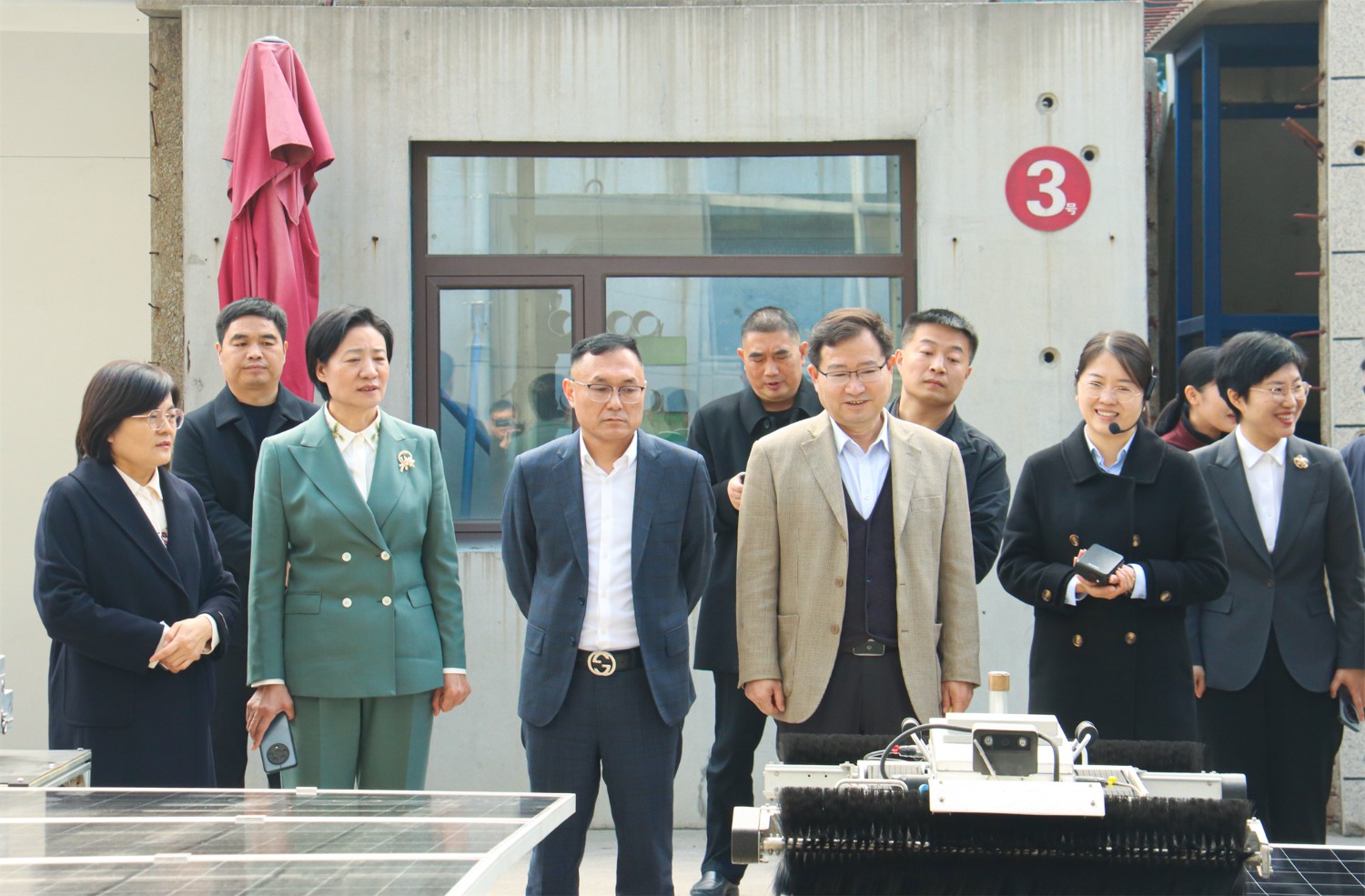 任城区政协党组书记、主席李翠玲一行 莅临天意集团调研指导